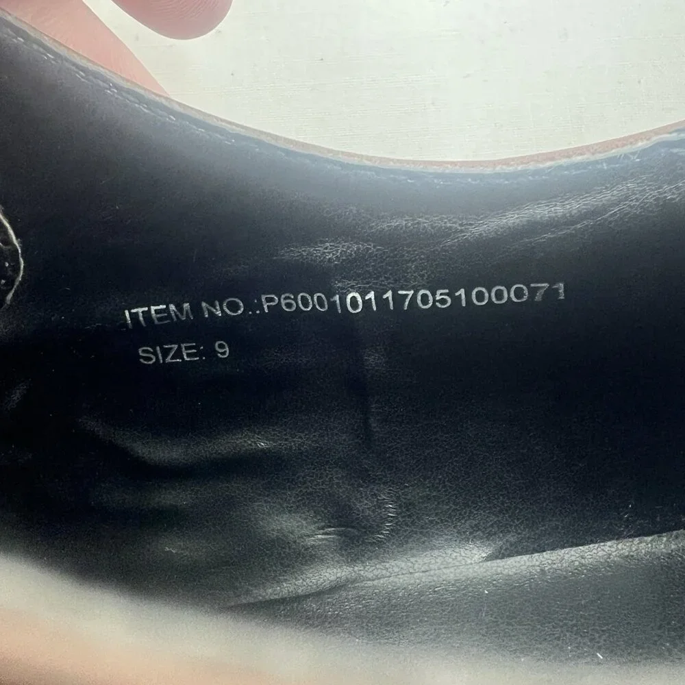 Polo Ralph Lauren Monk Strap Brown Leather Oxford Loafer Men’s 9 - Picture 9 of 11